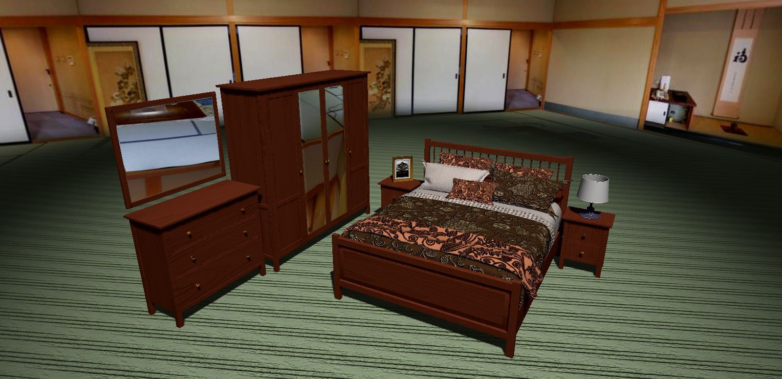 IKEA Bedroom | ArtisGL 3D Publisher - Online, Real-Time and Interactive