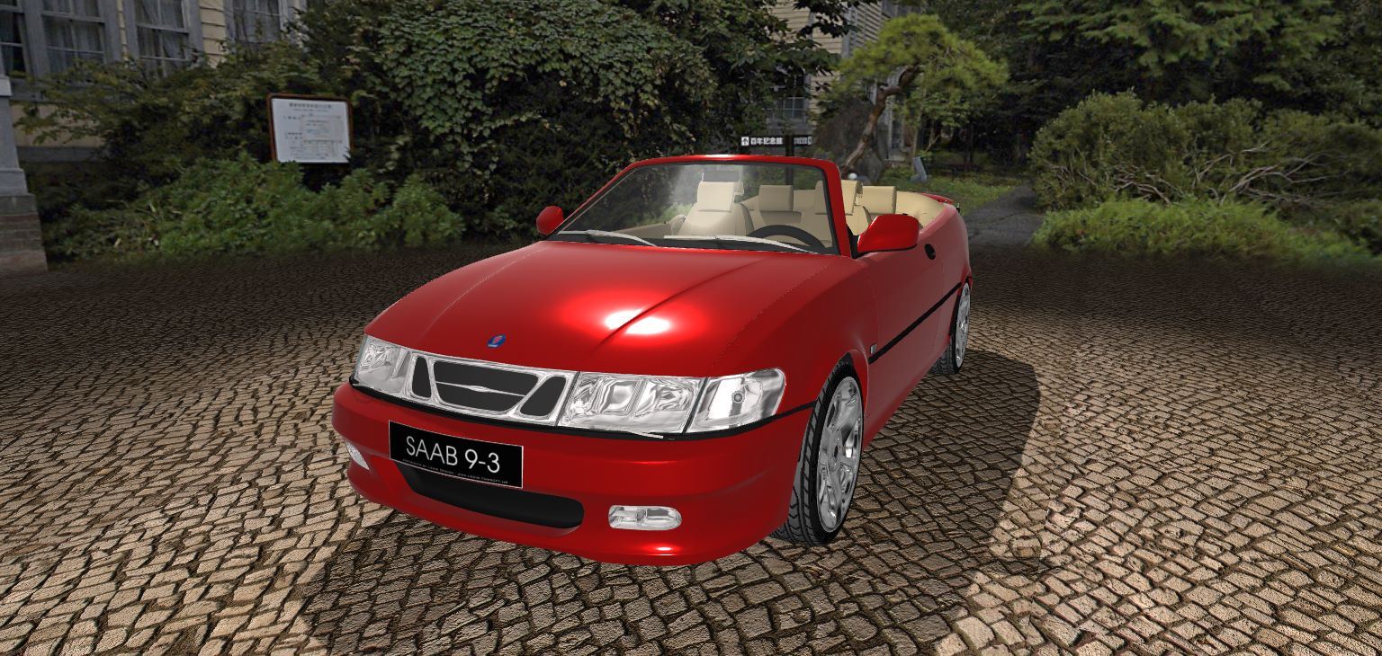 Saab 3d model