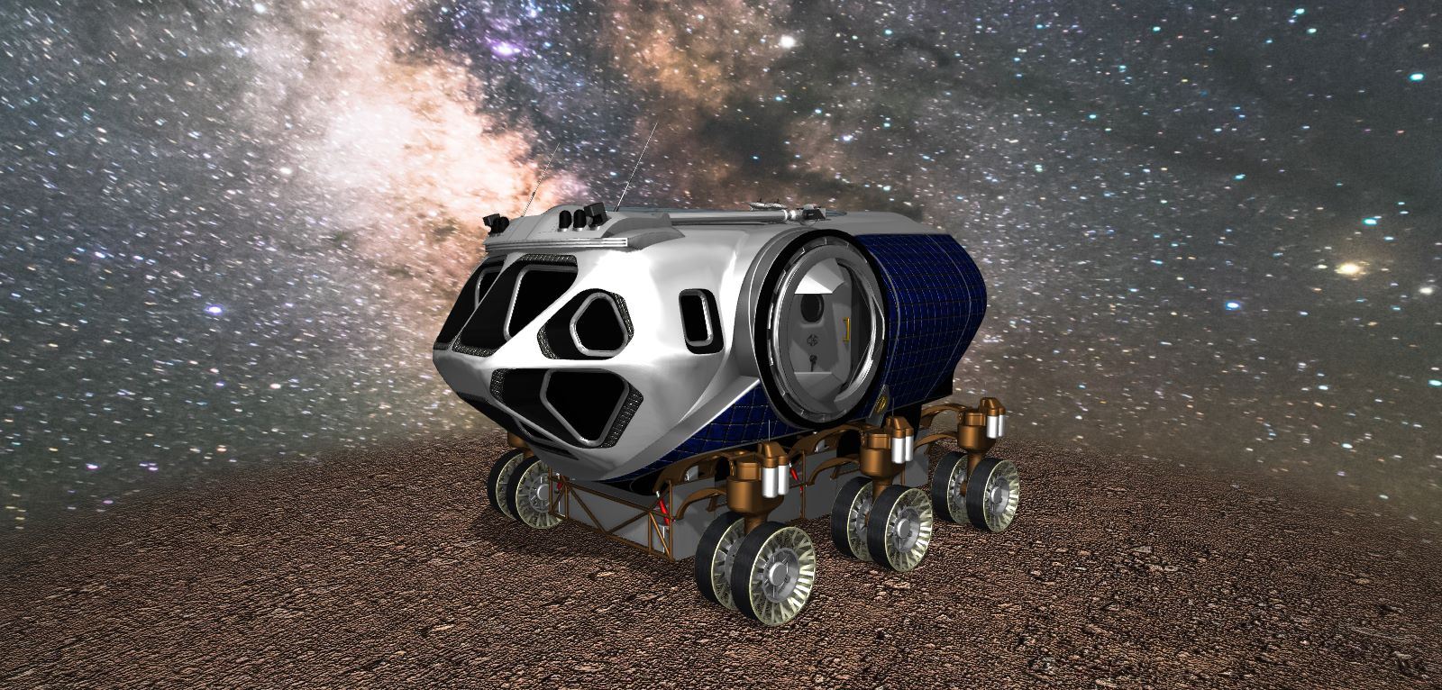 NASA Space Exploration Vehicle Concept | ArtisGL 3D Publisher - Online