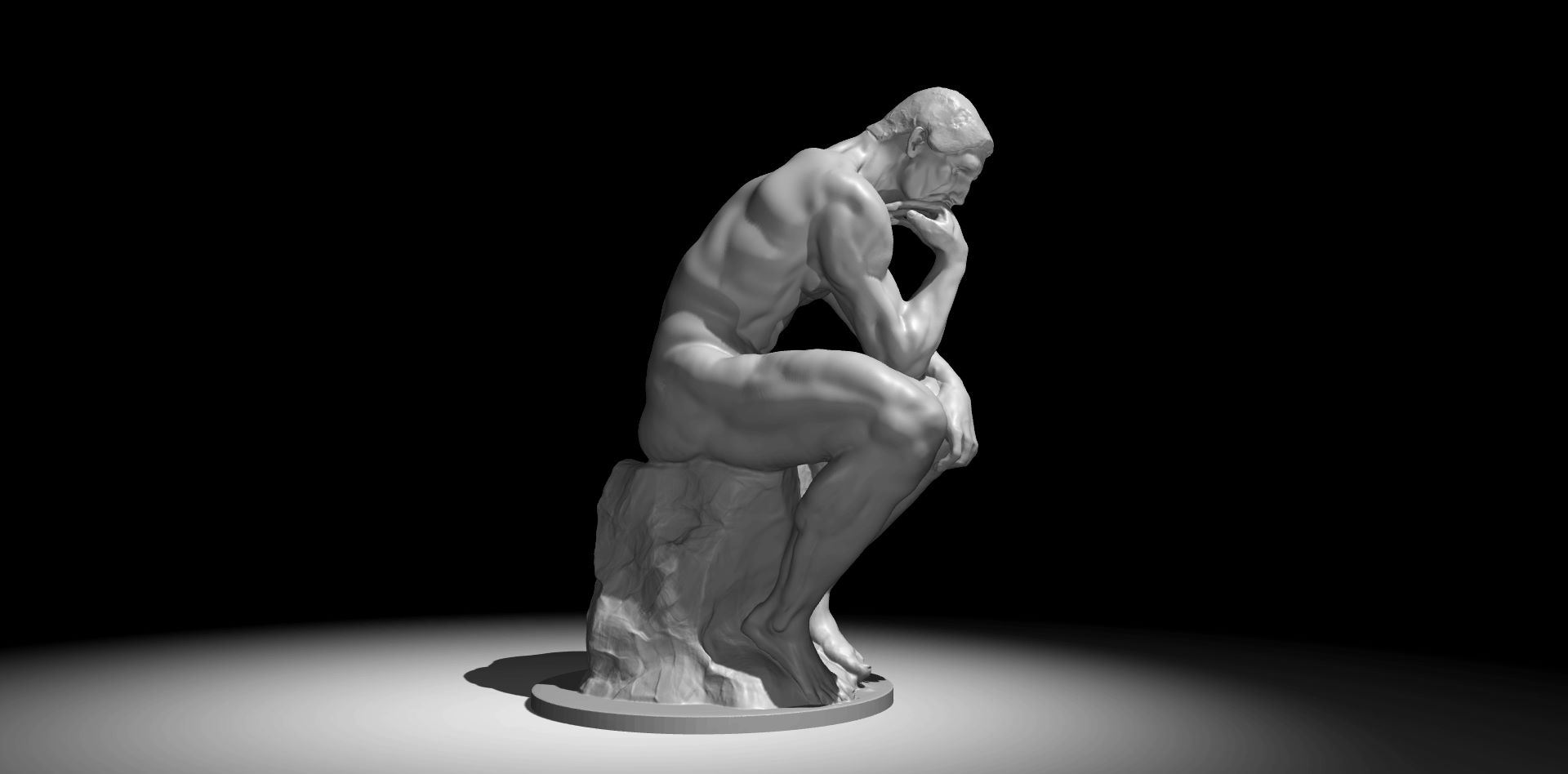 the thinker action figure