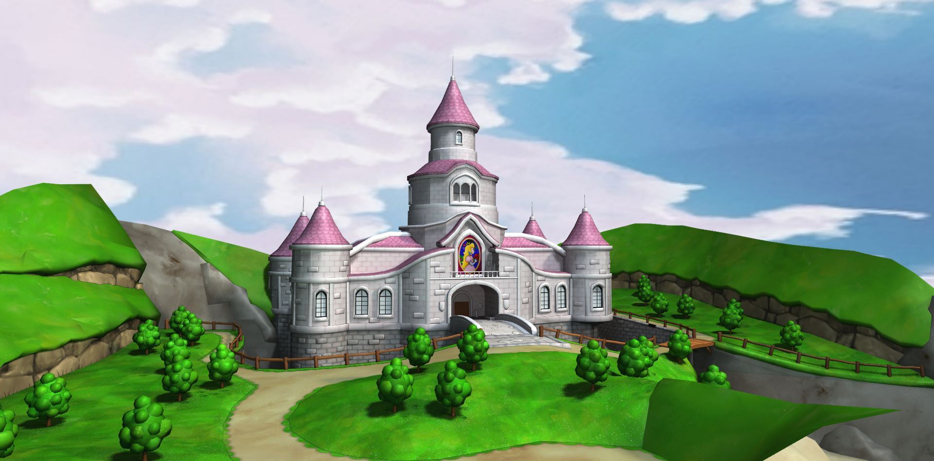 Peach Castle | ArtisGL 3D Publisher - Online, Real-Time and Interactive ...