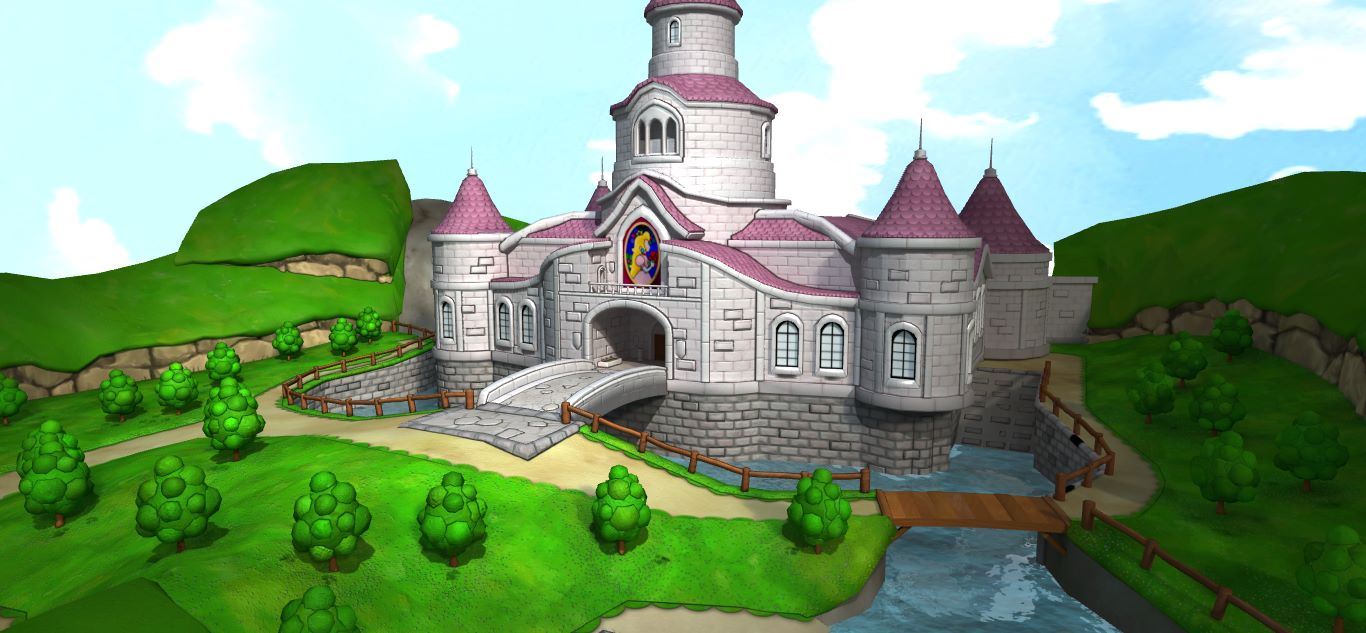 Peach Castle | ArtisGL 3D Publisher - Online, Real-Time and Interactive ...