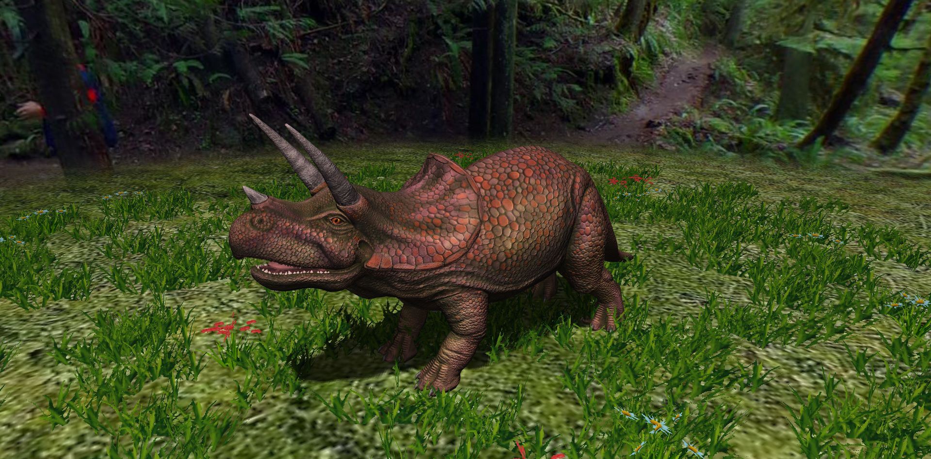 triceratops view in 3d